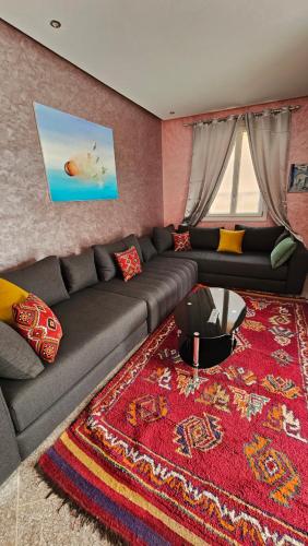 Χώρος καθιστικού στο Villa for 10 people max with private pool Marrakech villa avec piscine privée