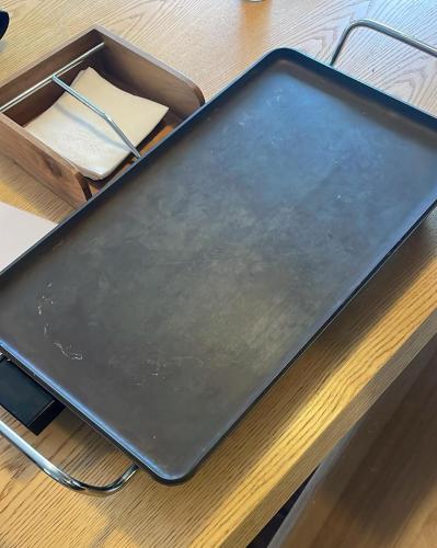 a tray sitting on top of a table at HOM I 6PAX Ski-Out en Valle Nevado Edif El Plomo EP607 in Farellones