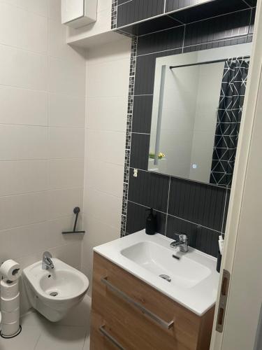Koupelna v ubytování Apartman JD