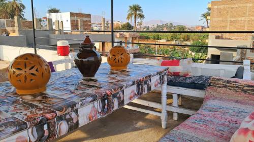 Μπαλκόνι ή βεράντα στο Jurf El Nile Hotel