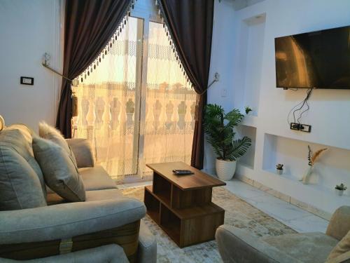 Χώρος καθιστικού στο Jurf El Nile Hotel
