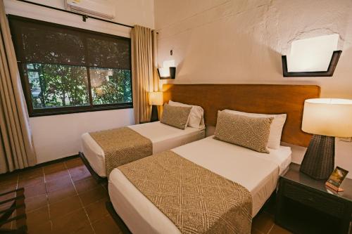 Kantawa Hotel & Spaにあるベッド