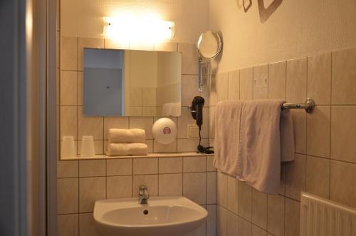 Ванная комната в Pension Landhaus Machold
