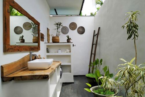 Kuchyň nebo kuchyňský kout v ubytování Villa Ubuntu 3BR Pool Ricefield Family&Friends group near Canggu