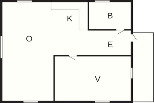 a diagram of a block with three squares at 4 person holiday home in ELLÖS in Ellos