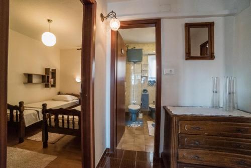 Koupelna v ubytování Apartments Tonšić