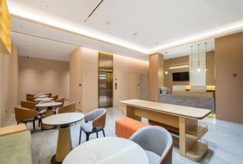 Χώρος καθιστικού στο Junheyue Hotel