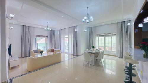 Posezení v ubytování Cozy villa