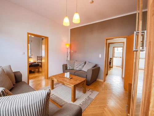 Χώρος καθιστικού στο Charming Home in Winterstein