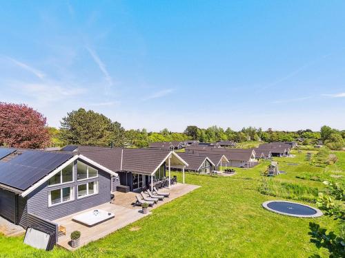 an aerial view of a row of modular homes at Luxury Pool Retreat - By Traum Ferienwohnungen in Vejby