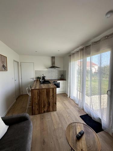 Kuchyň nebo kuchyňský kout v ubytování L'Échappée normande