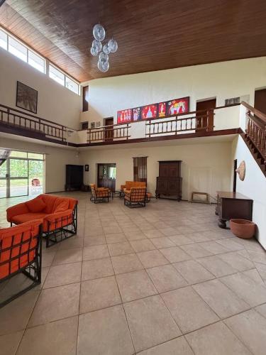 Χώρος καθιστικού στο Eskimo Bungalow - Negombo
