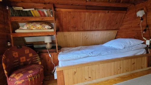 Postel nebo postele na pokoji v ubytování Wilczkiewiczówka - Bieszczadzki Azyl