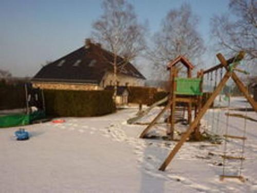 Luxury gite with sauna in Baugnez Malmedy semasa musim sejuk