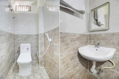 Koupelna v ubytování Hotel O Raga Stays