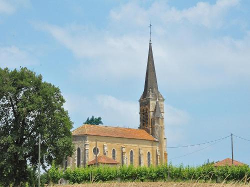 an old church with a steeple on top of it at Apartment in France near Scenic Landmarks in Estang