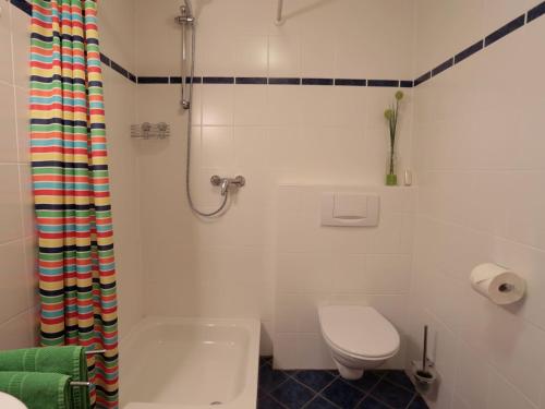 Koupelna v ubytování Ferienwohnung im Sauerland