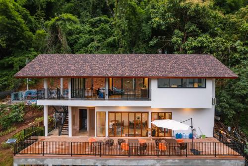 Balkón nebo terasa v ubytování Vianna Villas Chiangmai