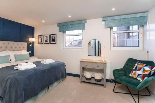 Ένα ή περισσότερα κρεβάτια σε δωμάτιο στο Spen Lane Apartments, York City Centre