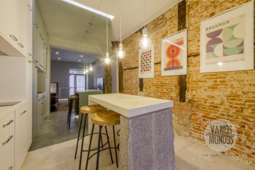Cool Duplex para 7, cerca de Tirso de Molina E2