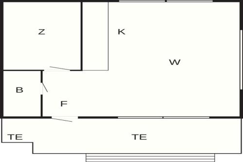 a schematic diagram of a laboratory with two thresholds at 4 person holiday home in ONSALA-By Traum in Onsala