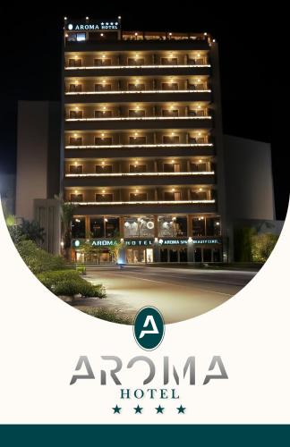 a rendering of an mgm hotel at night at Aroma Hotel in Aqaba