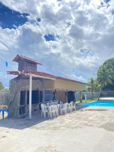 Swimmingpoolen hos eller tæt på Casa Grande Murubira - Belém-Mosqueiro, PA