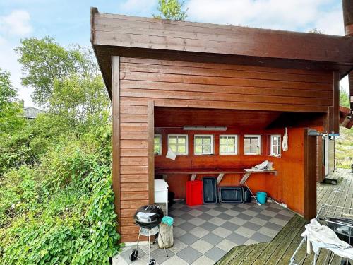 Κήπος έξω από το 8 person holiday home in VEVANG-By Traum