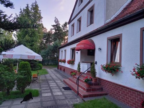 Zahrada ubytování Zajazd Biały Dom