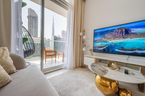 Wohnung mit Blick auf den Burj Khalifa im Stadtzentrum von Dubai