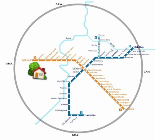 casaterry MetroA-Battistini-Vaticano-Termini