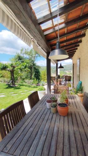 Taman di luar Les Hauts de Cabanoule Générargues