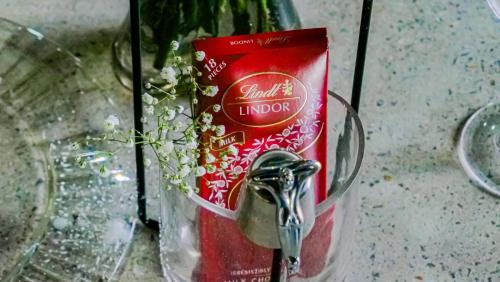 a vase with a bunch of flowers in it at Bella Vista in Johannesburg