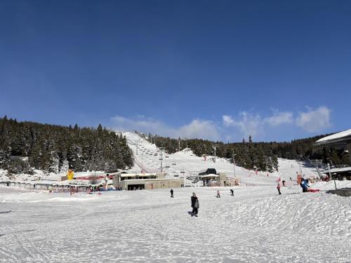 Το Bienvenue au chalet τον χειμώνα