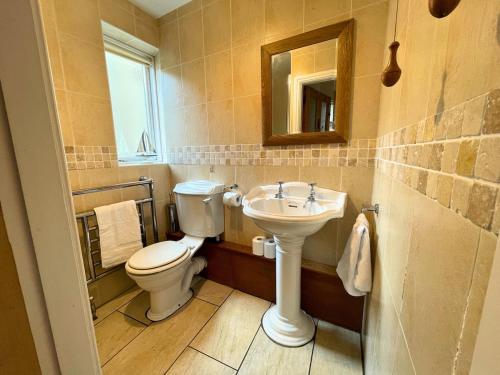 Koupelna v ubytování Cliff Crest Cottage