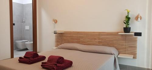 Koupelna v ubytování Un Letto a Casteddu