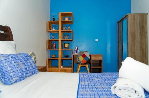 Llit o llits en una habitació de Résidence-PKLV