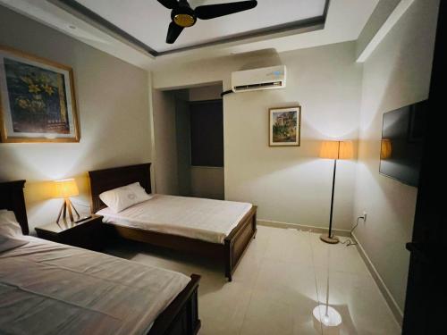 Katil atau katil-katil dalam bilik di Crown prestige