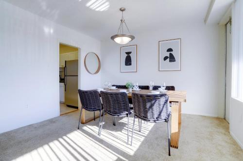a dining room with a table and chairs at Great Apt w All You're Needing in Arlington