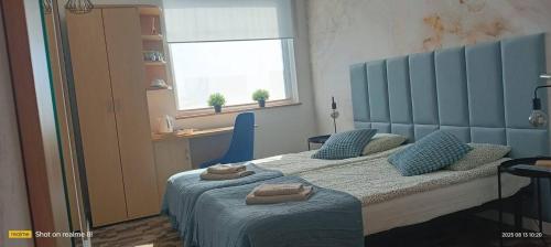 Χώρος καθιστικού στο Sapphire Hotel Room Poznan