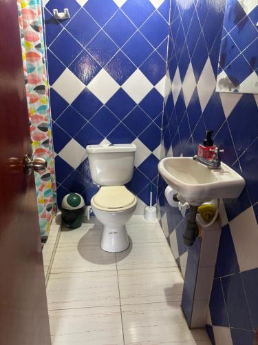 Koupelna v ubytování Casa Refugio natural