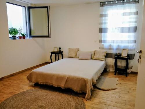Postel nebo postele na pokoji v ubytování Harmony Single Room Freiburg