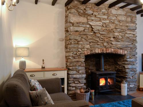 Posezení v ubytování Noddfa Cottage