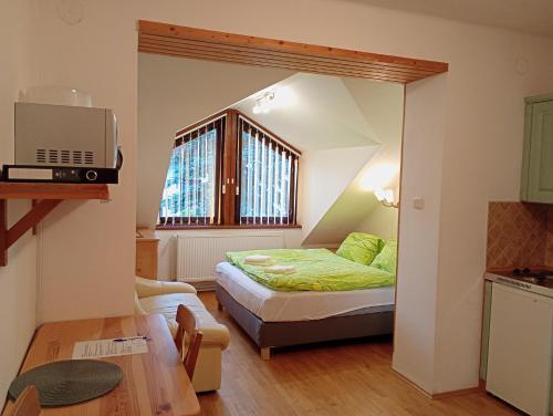 Η κουζίνα ή μικρή κουζίνα στο Apartmány Šmika