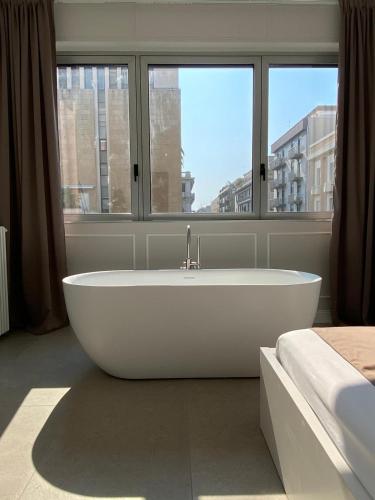 Et badeværelse på Orchidea suites - City center