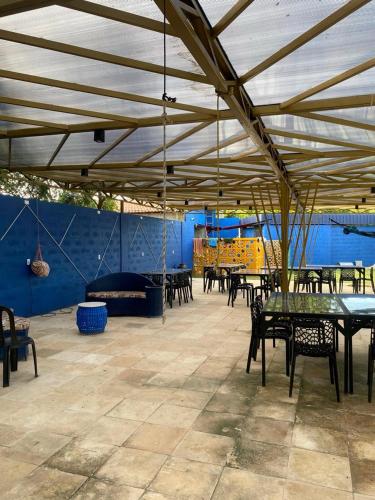 Pousada Ramilos Sertãoにあるレストランまたは飲食店