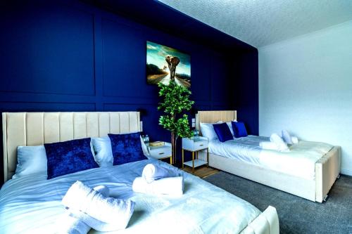 Katil atau katil-katil dalam bilik di Blue Haven