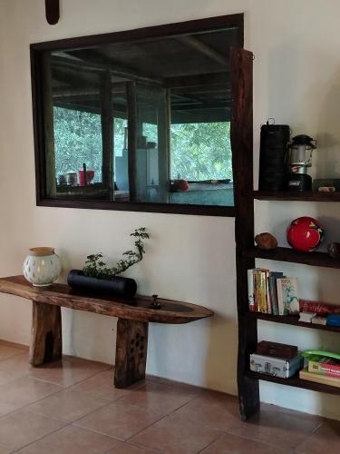 Una cocina o zona de cocina en Relaxing house in Montezuma