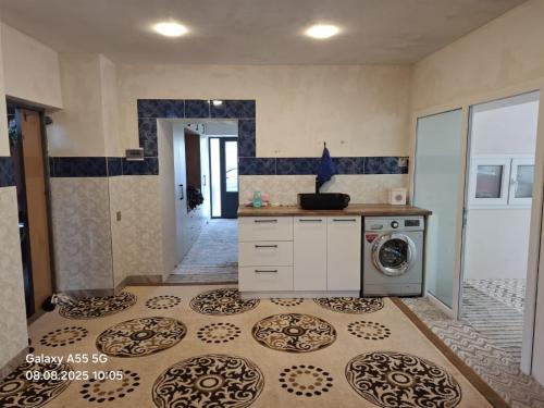 Kuchyň nebo kuchyňský kout v ubytování Mountain view in Gabala