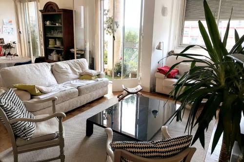 Χώρος καθιστικού στο Chambre hyper centre proche gare